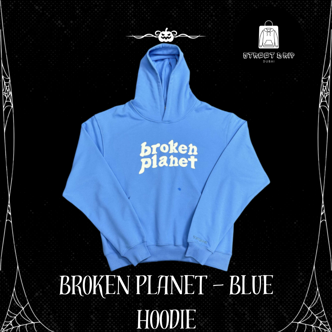 BROKEN PLANET - BLUE HOODIE