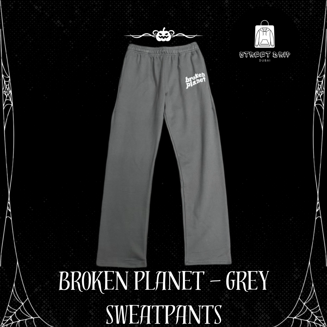 BROKEN PLANET - GREY SWEAT PANTS