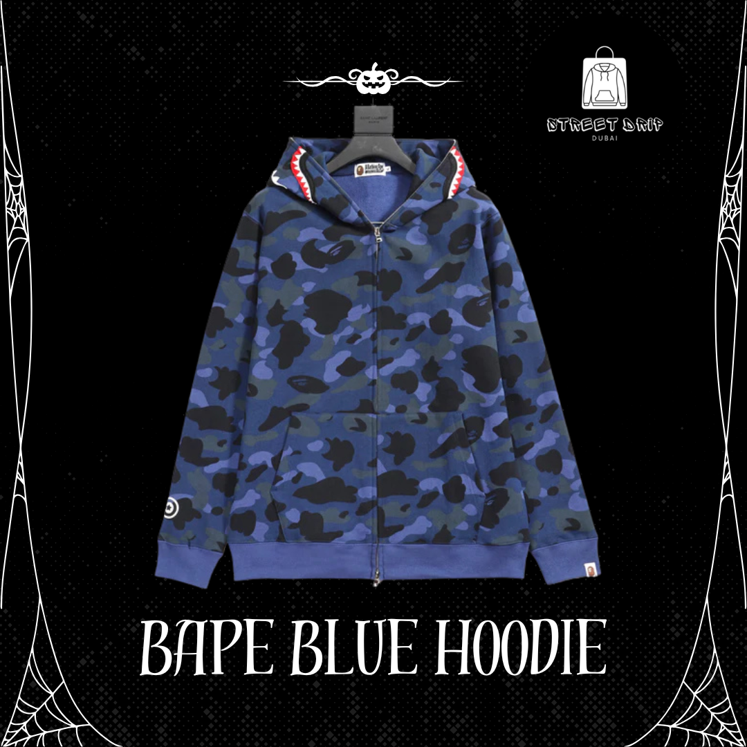 Bape Blue Hoodie