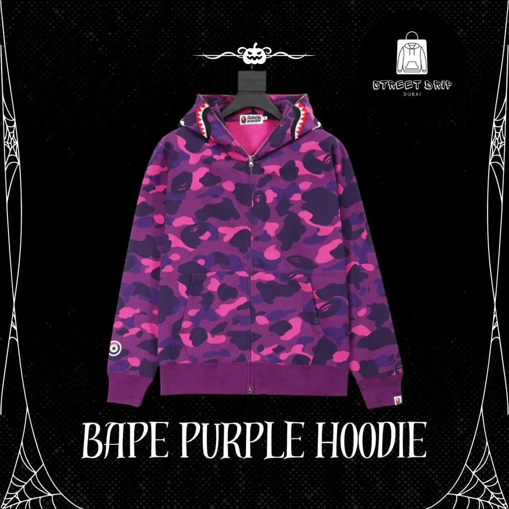 Bape Purple Hoodie