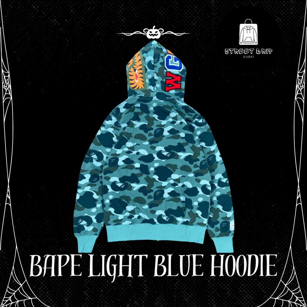 Bape Light Blue Hoodie