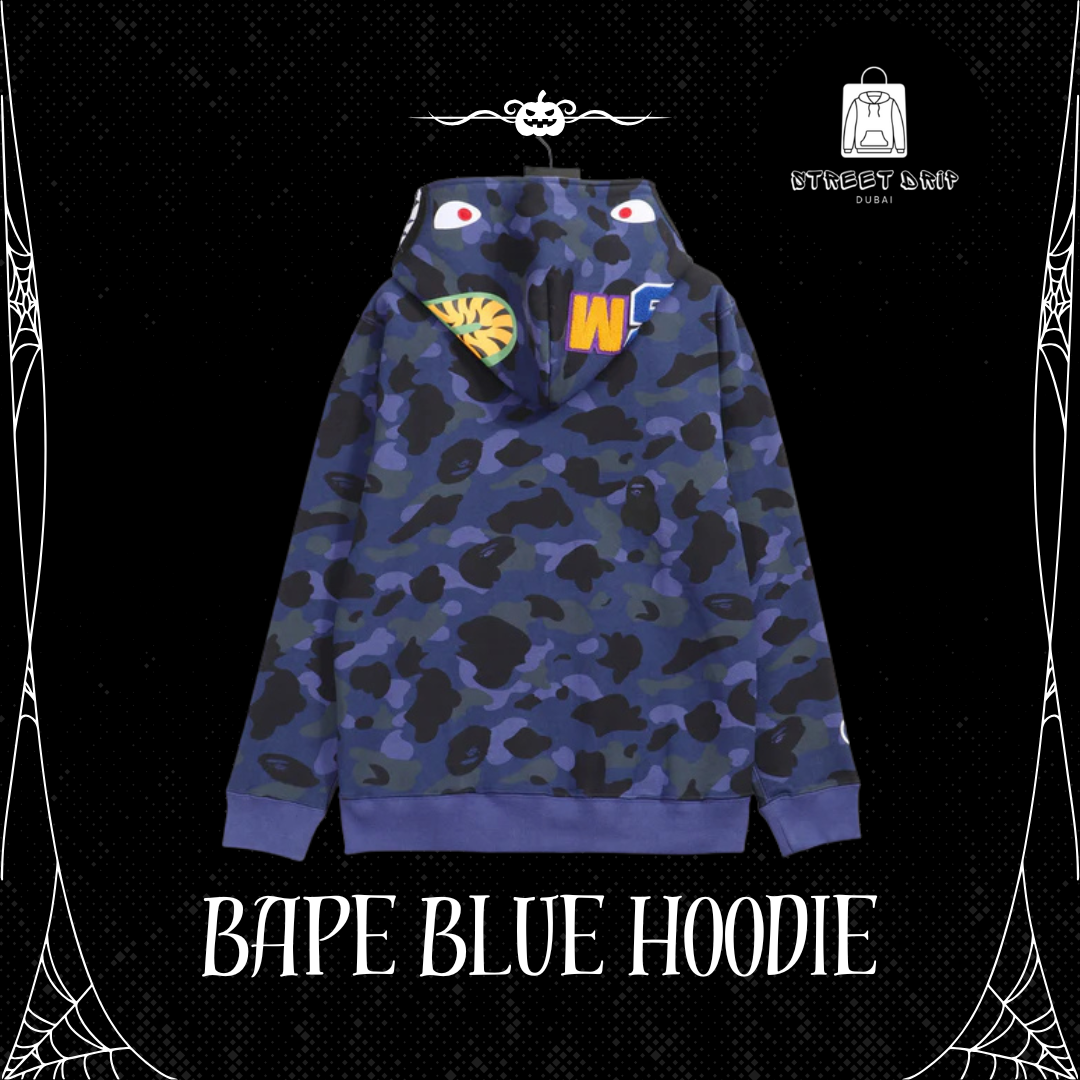 Bape Blue Hoodie