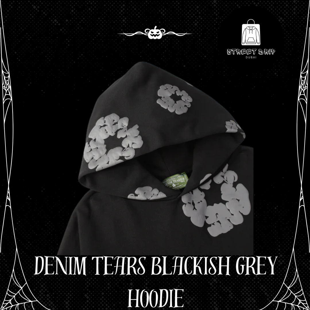 Denim Tear Blackish Grey Hoodie