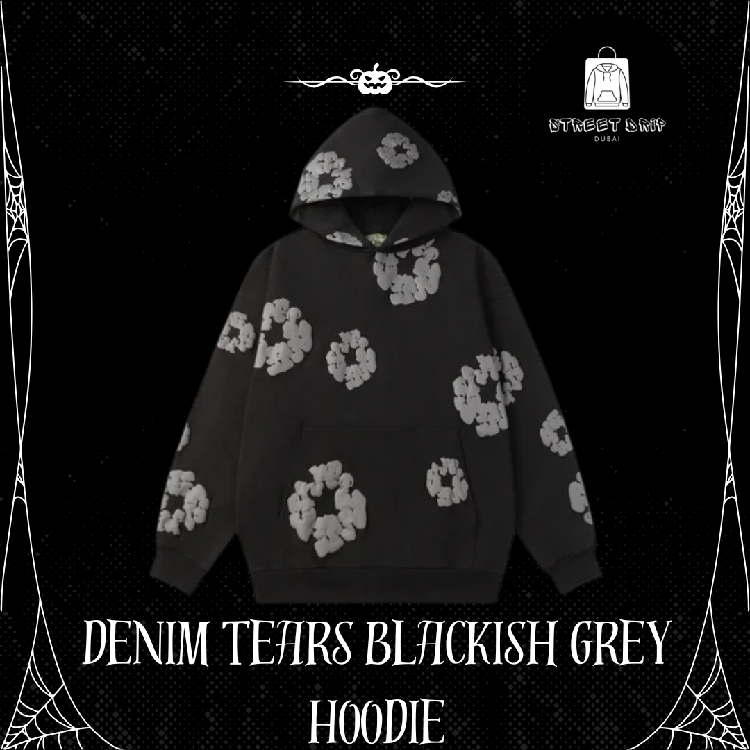 Denim Tear Blackish Grey Hoodie