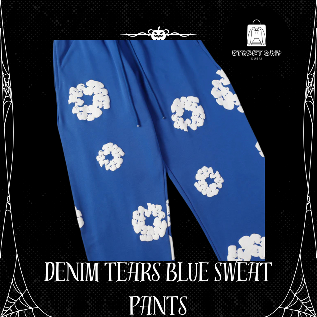 Denim Tears Blue Sweat Pants