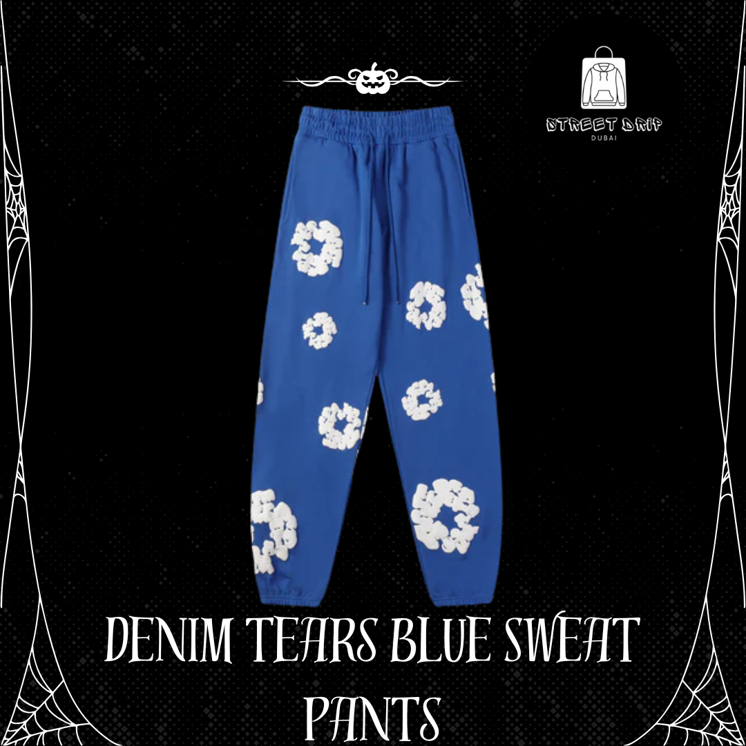 Denim Tears Blue Sweat Pants