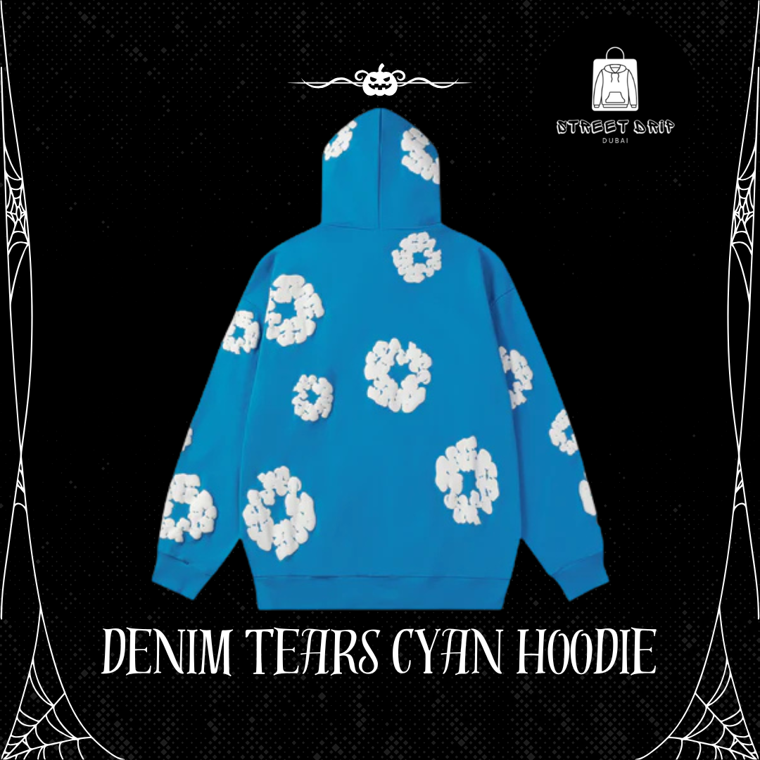 Denim Tears Cyan Hoodie