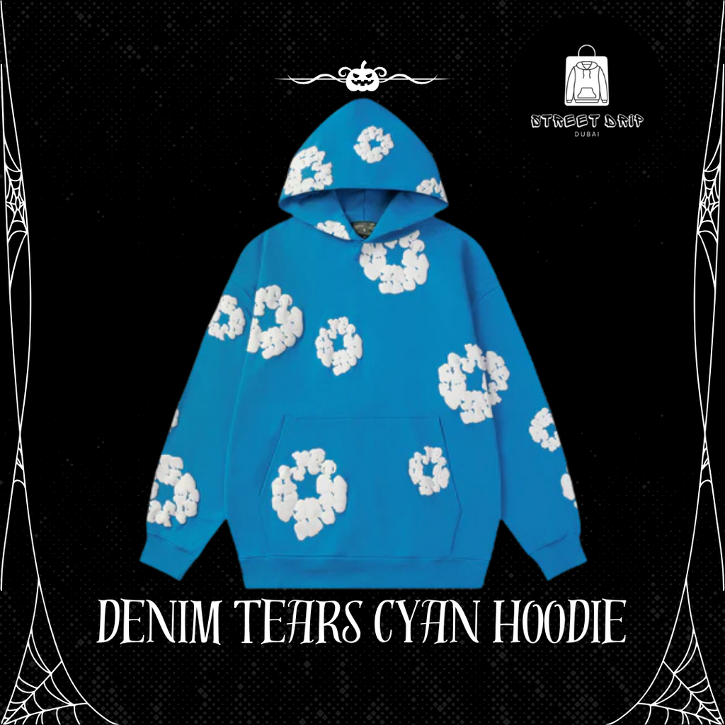 Denim Tears Cyan Hoodie