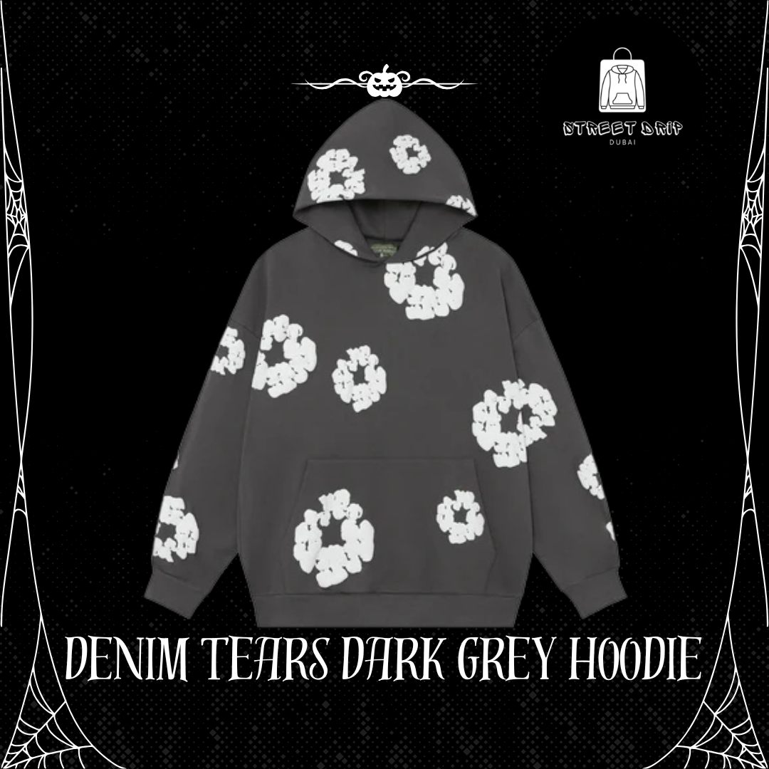 Denim Tears Dark Grey Hoodie