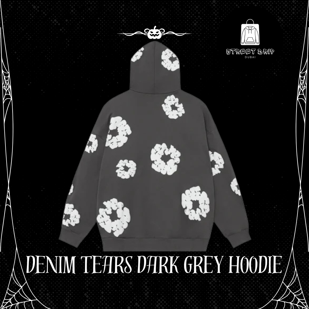 Denim Tears Dark Grey Hoodie