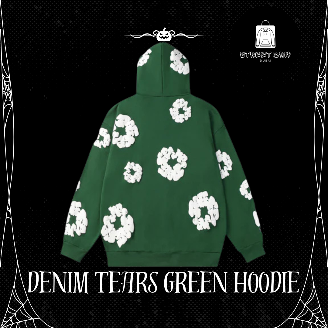 Denim Tears Green Hoodie