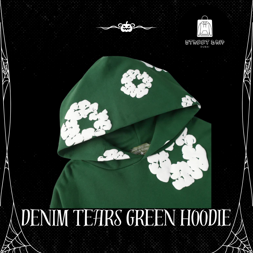 Denim Tears Green Hoodie