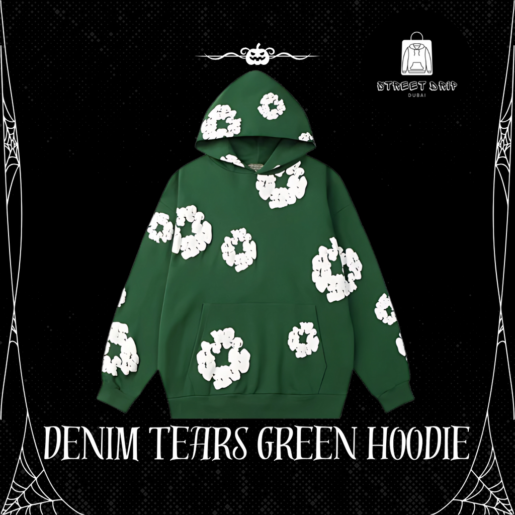Denim Tears Green Hoodie