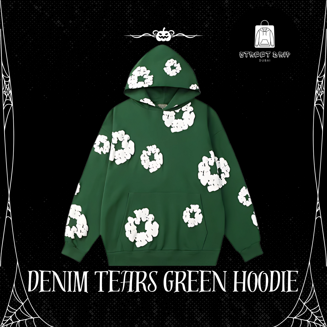 Denim Tears Green Hoodie