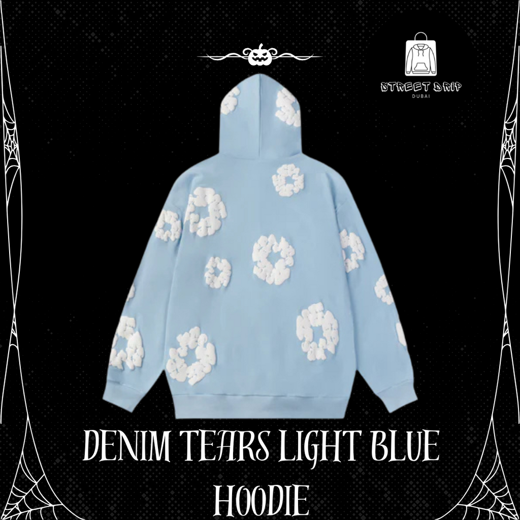 Denim Tear Light Blue Hoodie
