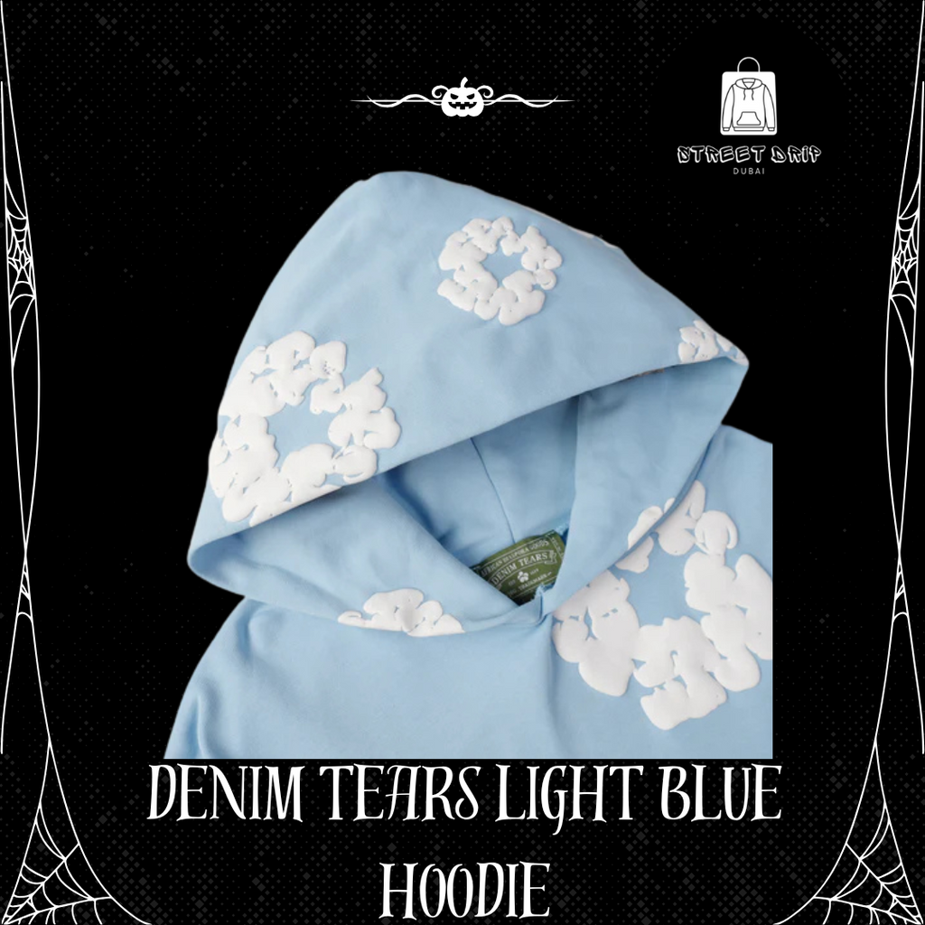 Denim Tear Light Blue Hoodie
