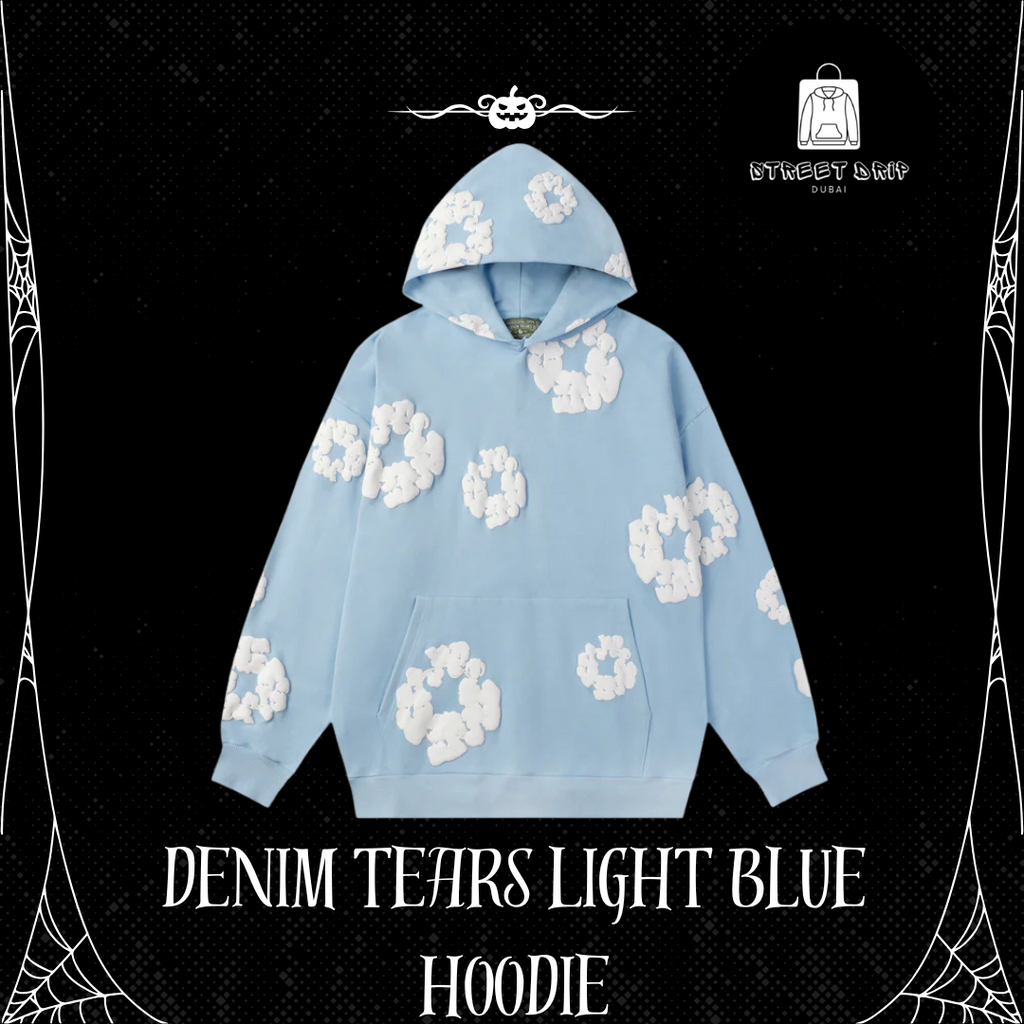 Denim Tear Light Blue Hoodie