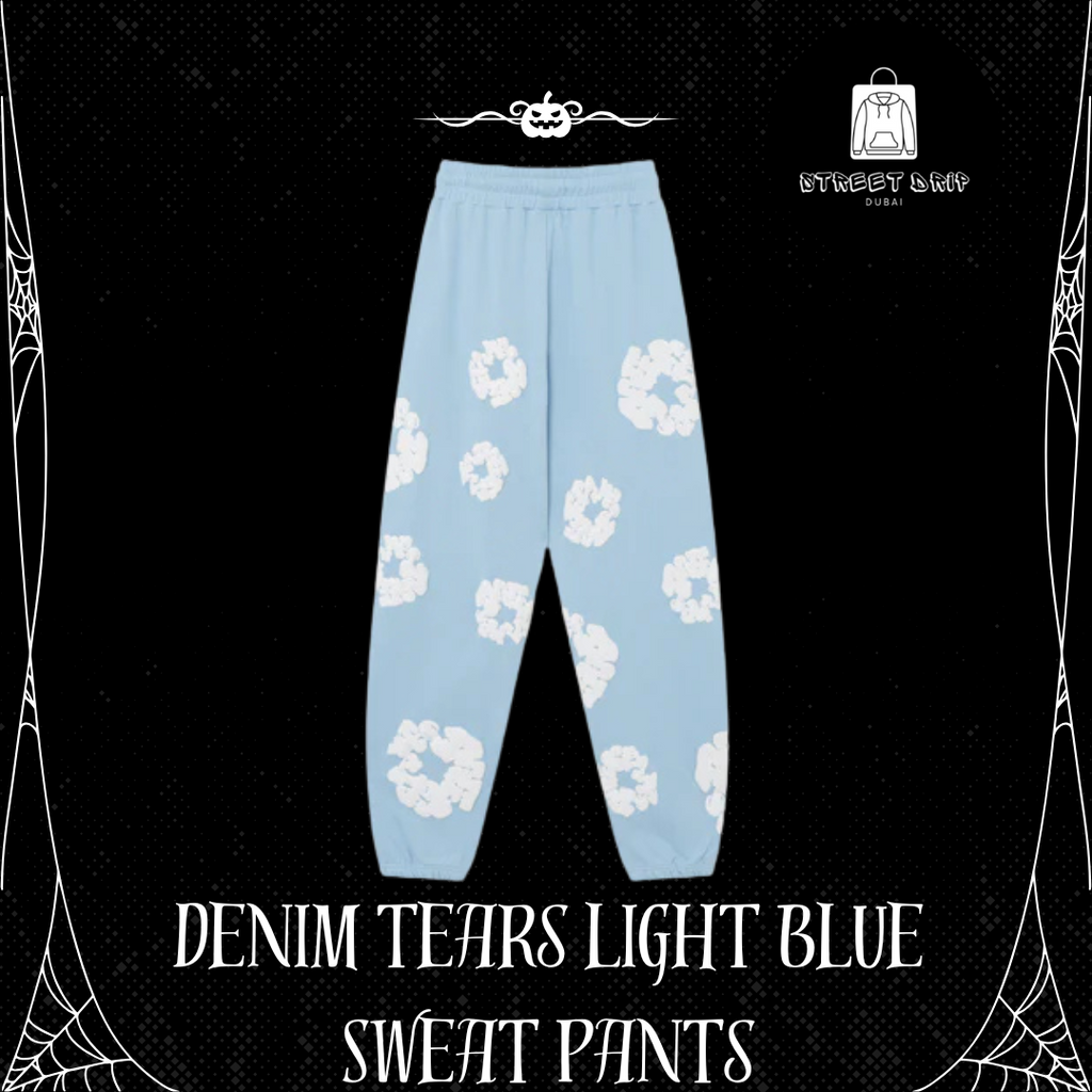 Denim Tear Light Blue Sweat Pants