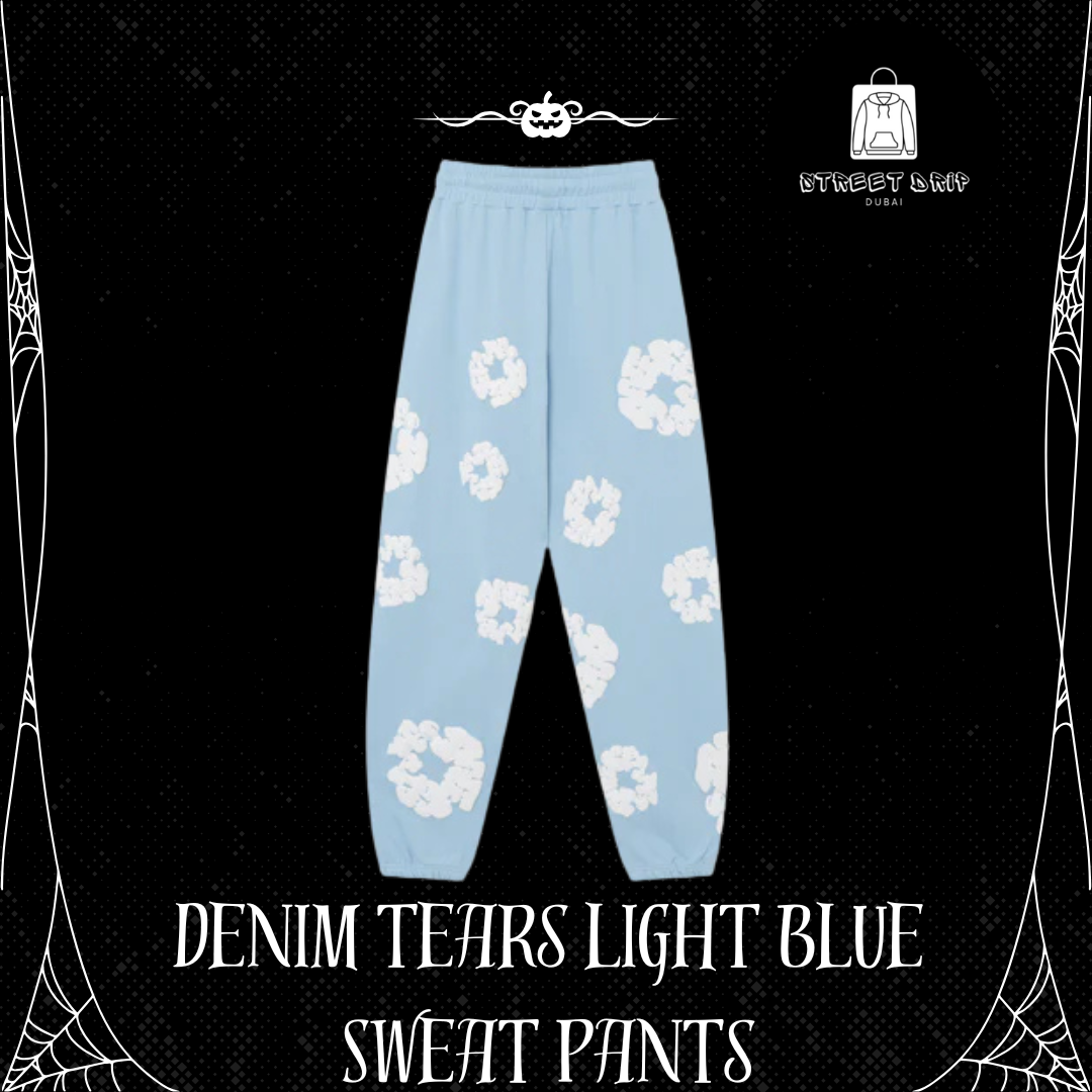 Denim Tear Light Blue Sweat Pants