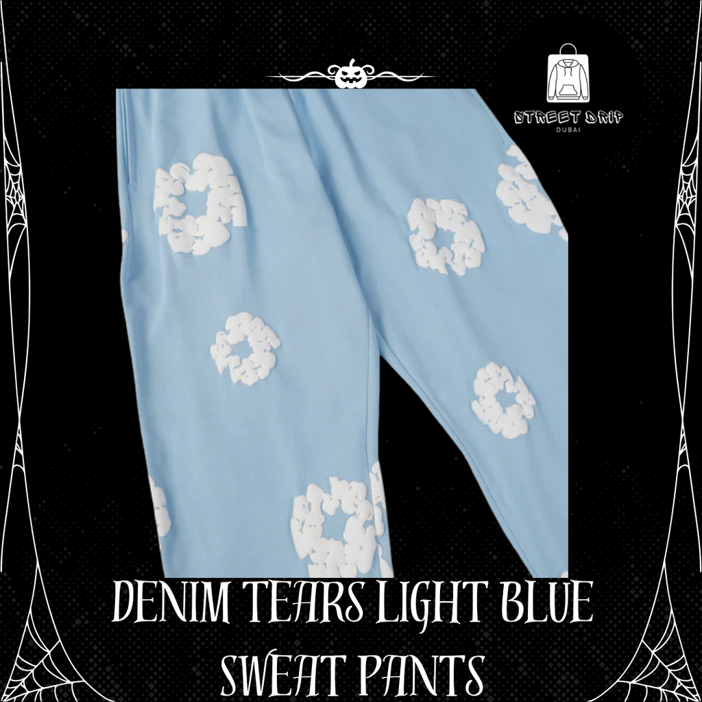 Denim Tear Light Blue Sweat Pants