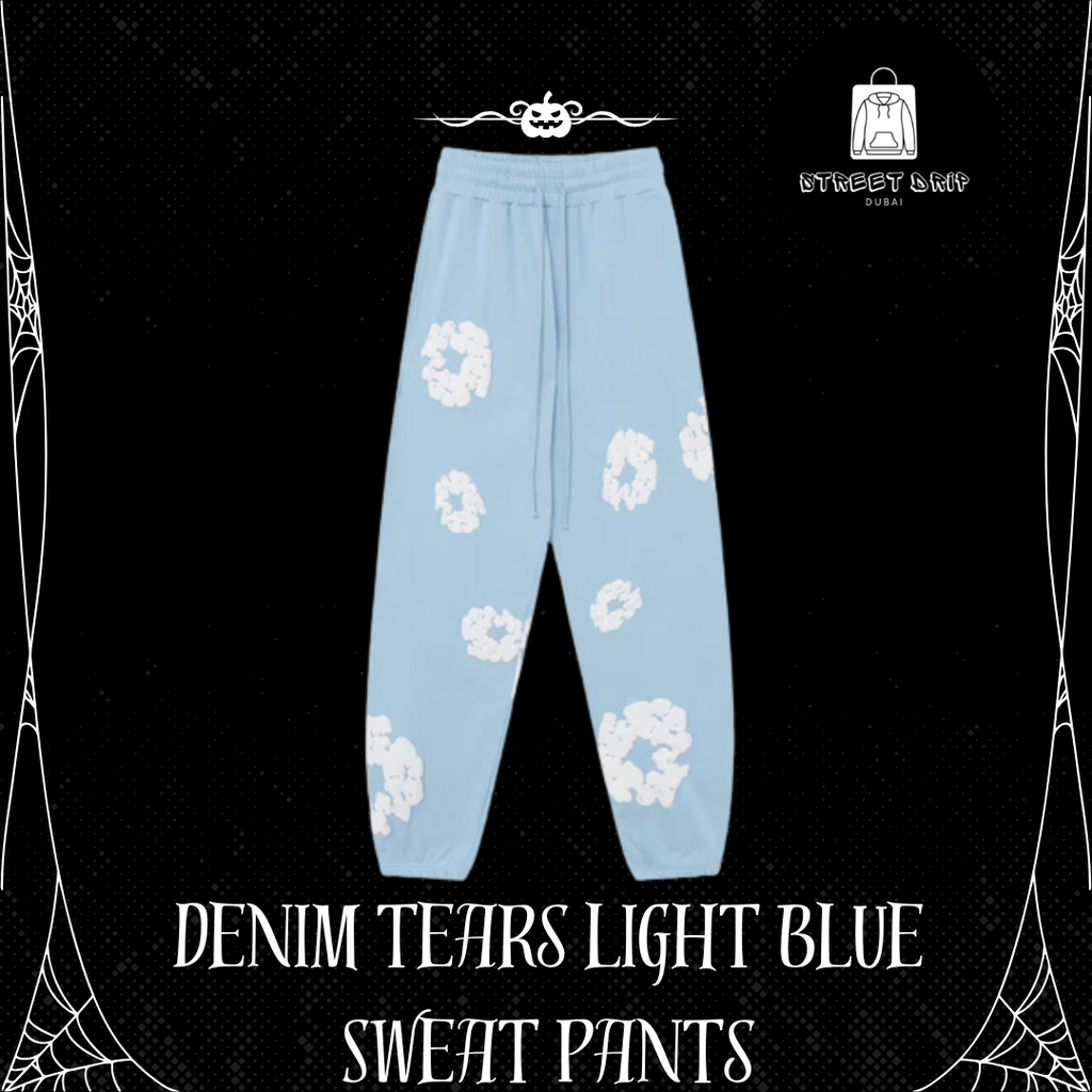 Denim Tear Light Blue Sweat Pants