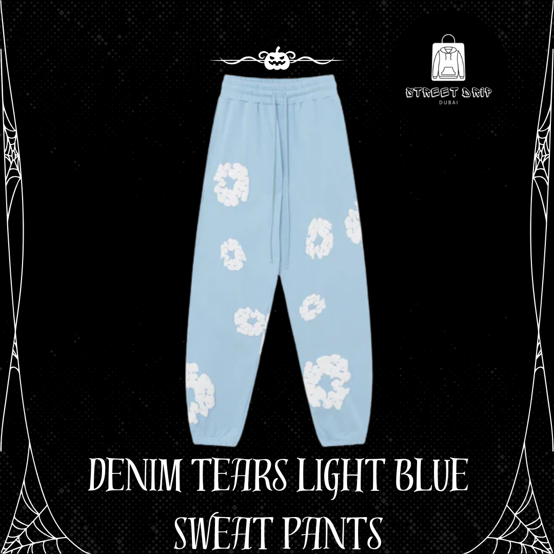 Denim Tear Light Blue Sweat Pants