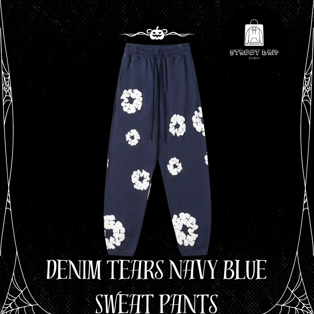 Denim Tears Navy Blue Sweat Pants