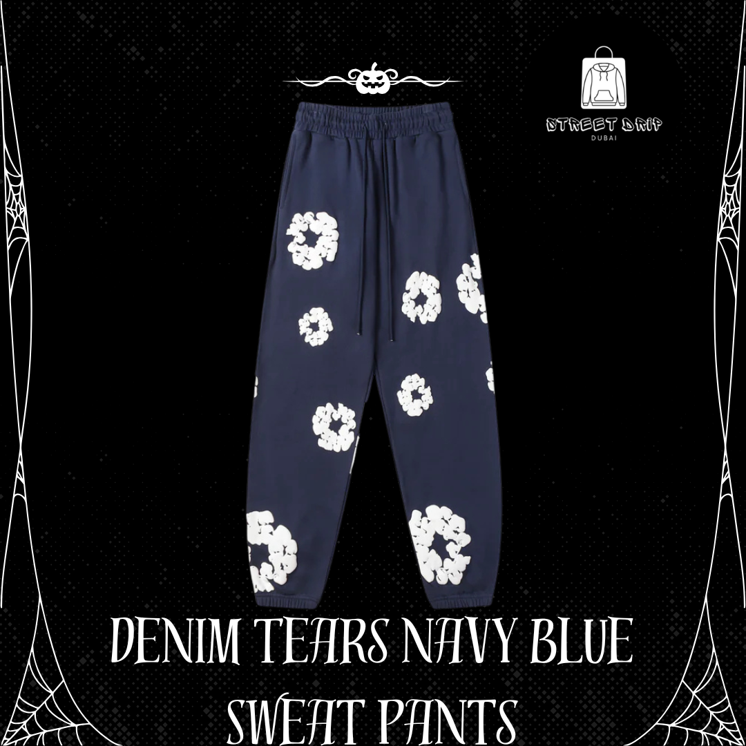 Denim Tears Navy Blue Sweat Pants