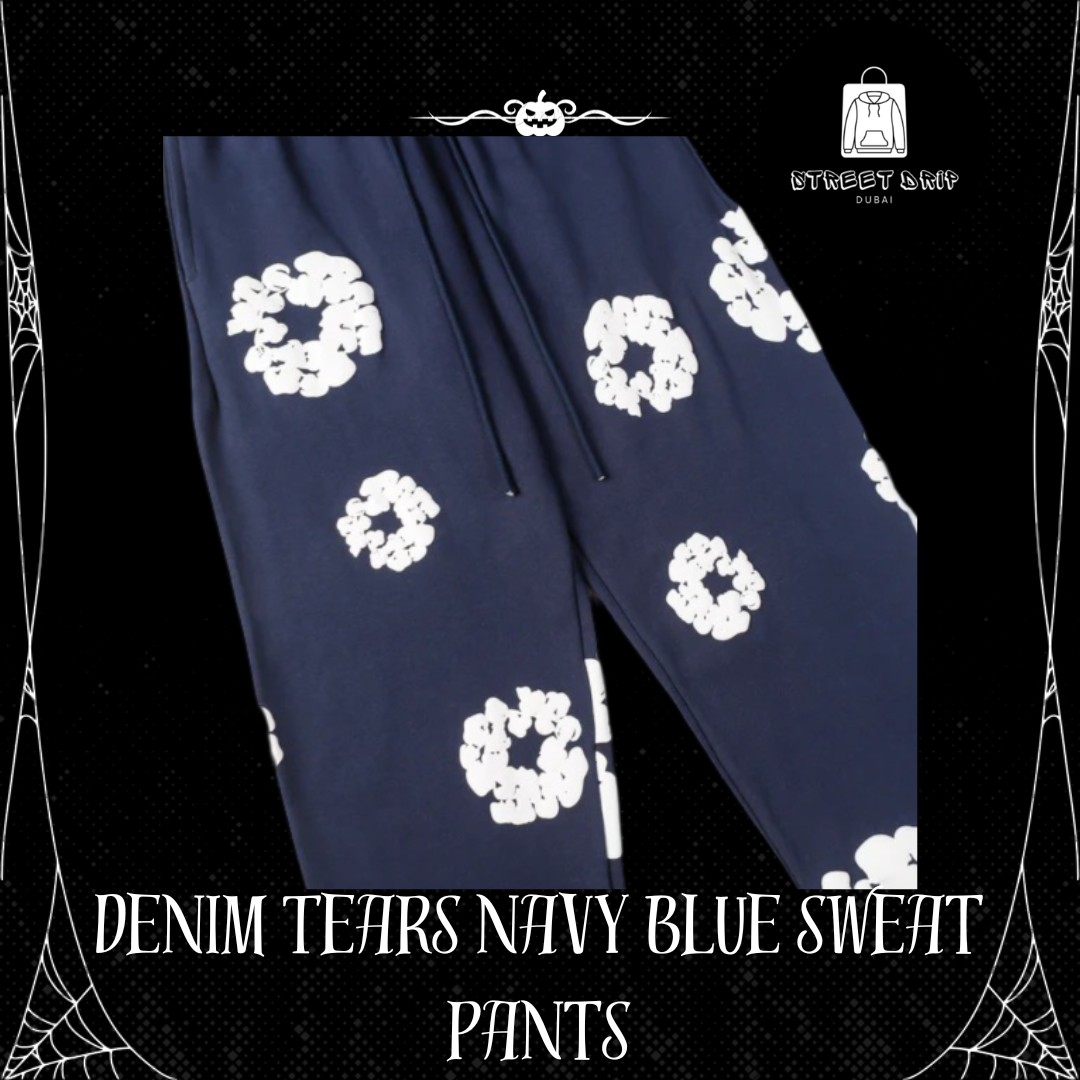Denim Tears Navy Blue Sweat Pants