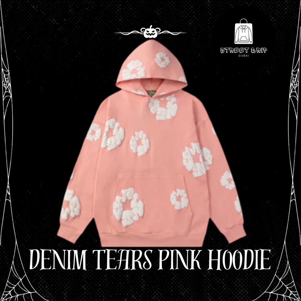 Denim Tears Pink Hoodie