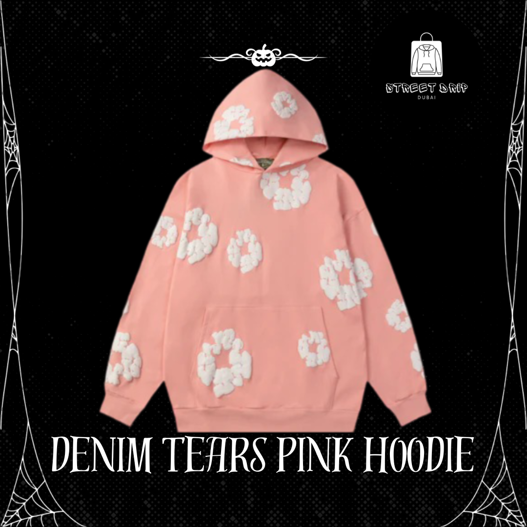 Denim Tears Pink Hoodie