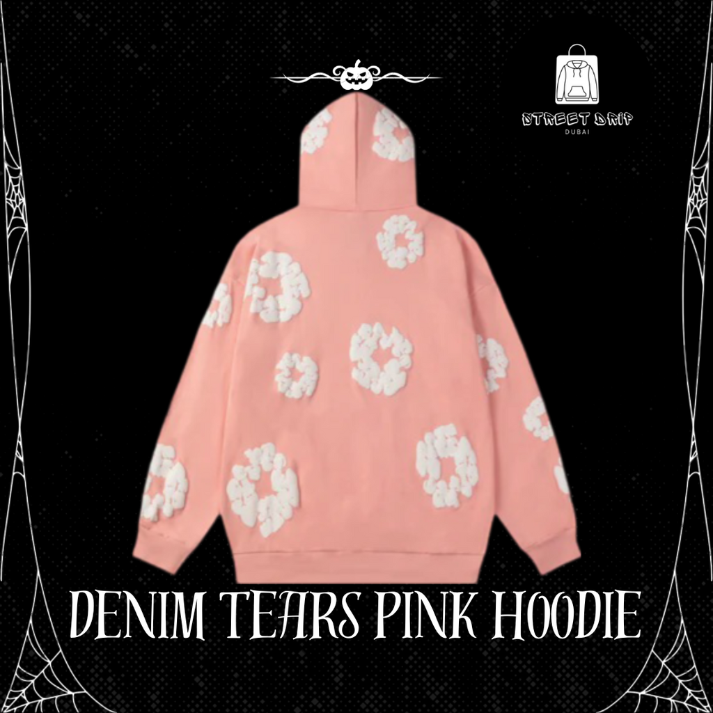 Denim Tears Pink Hoodie