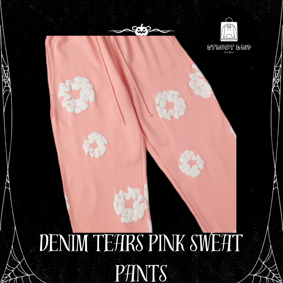 Denim Tears Pink Sweat Pants