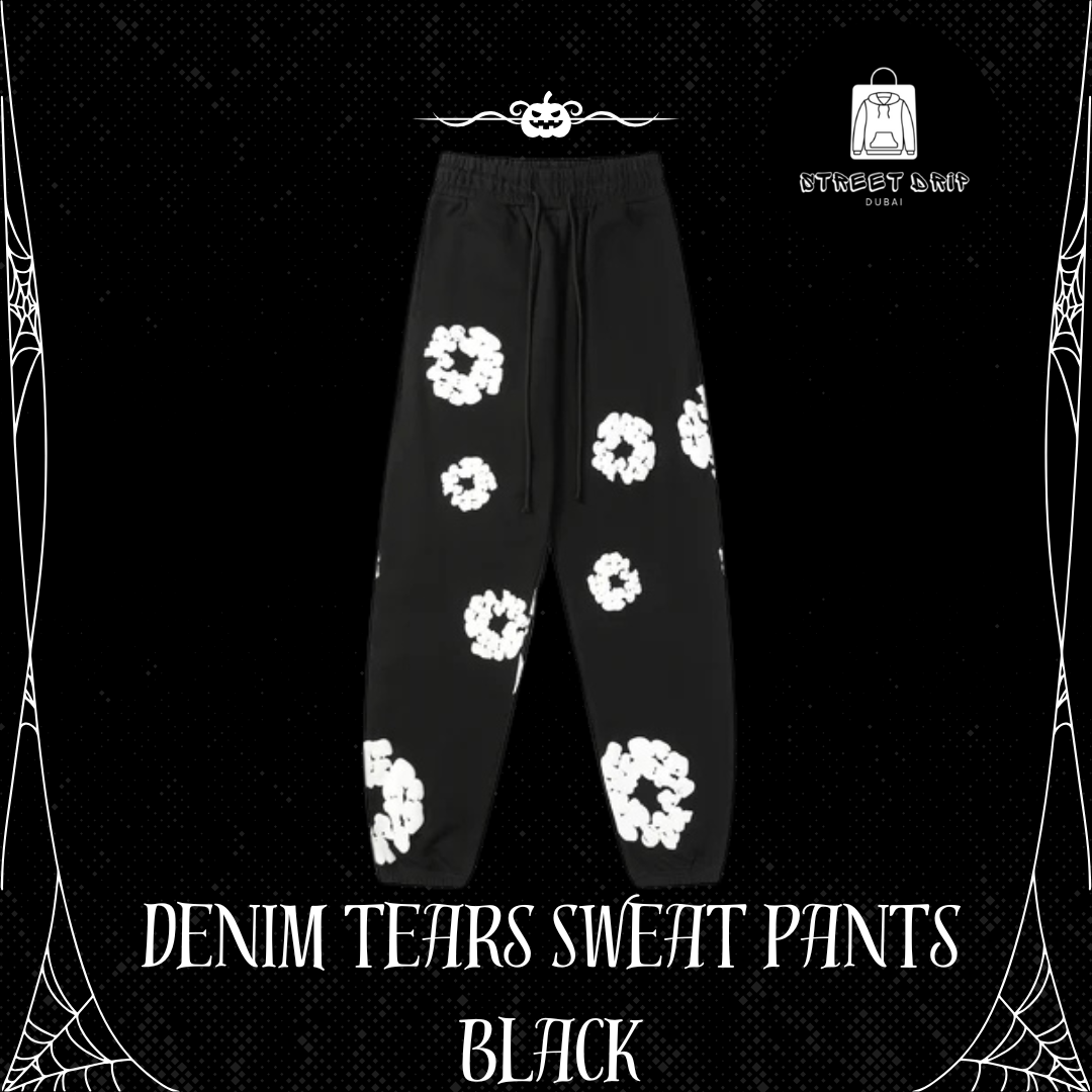 Denim Tears Black Sweat Pants