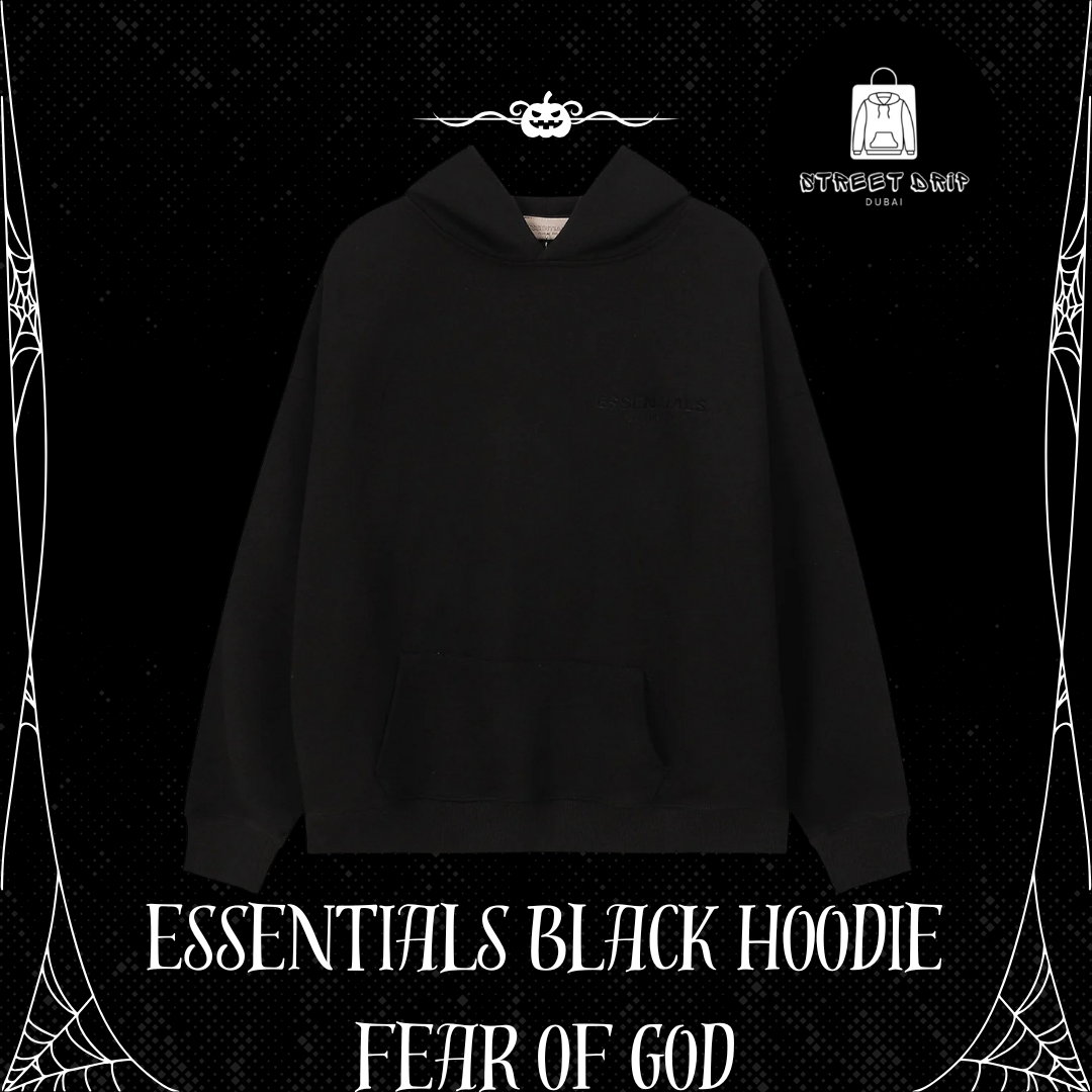Essentials Black Hoodie