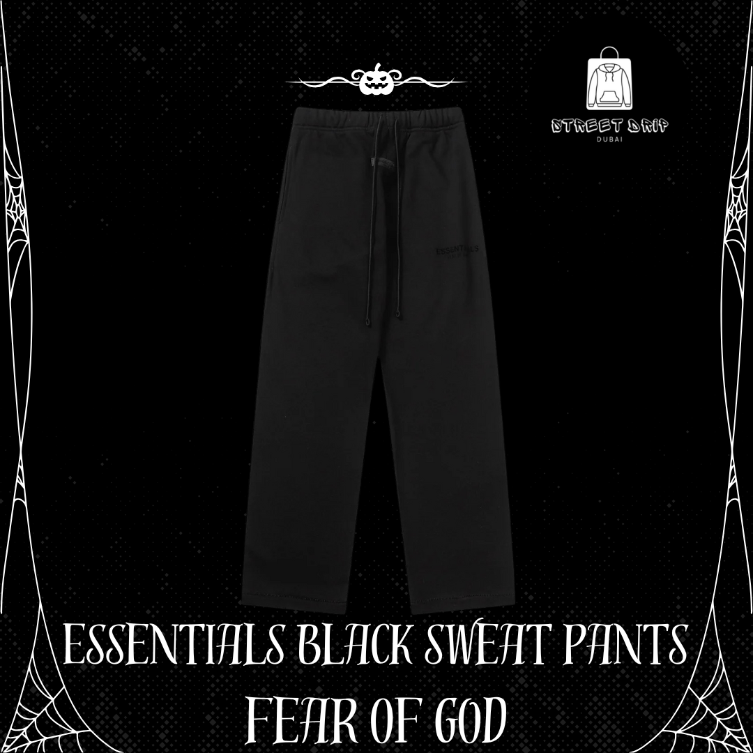 Essentials Black Sweat Pants