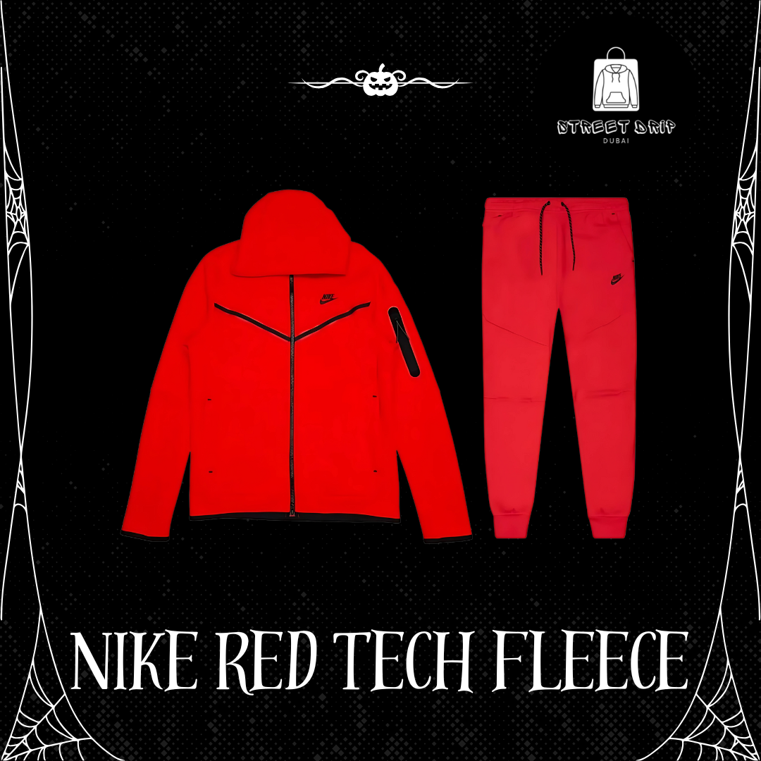 Nike Red Tech Fleece