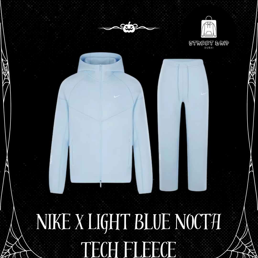Nike X Light Blue Nocta Tech Fleece