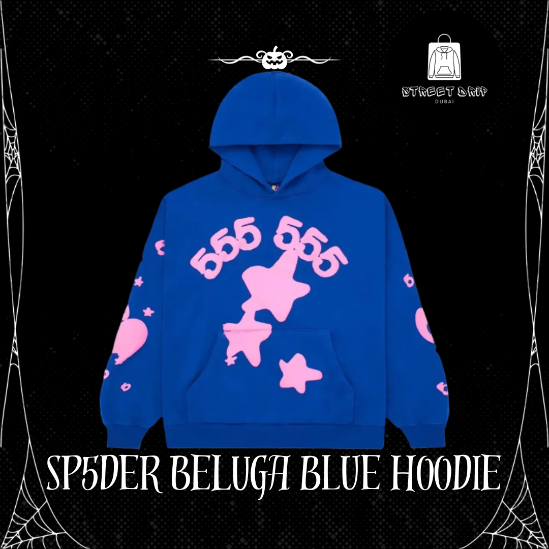 SP5DER Beluga Blue Hoodie