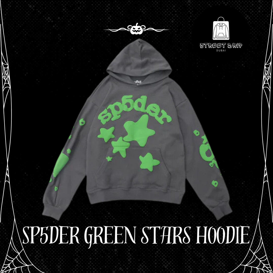 SP5DER Green Stars Hoodie