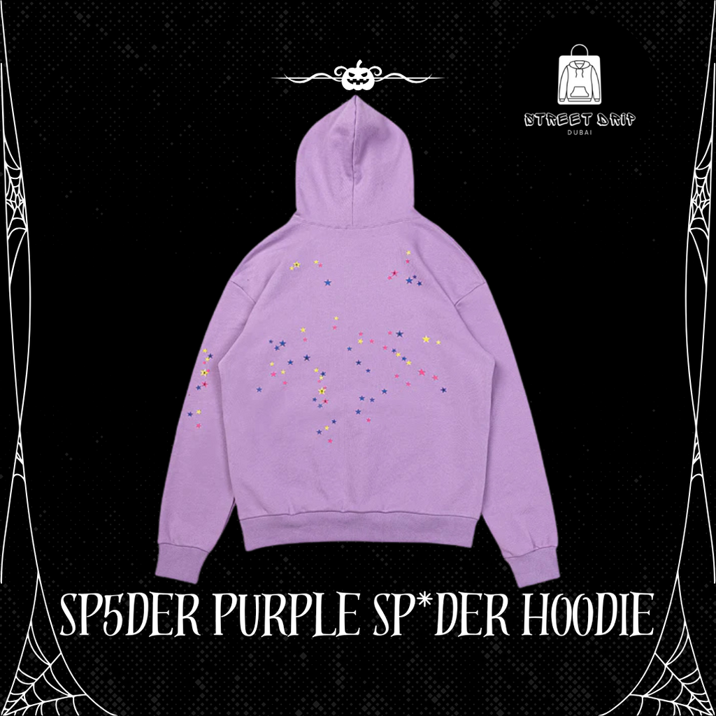 SP5DER Purple Sp*der Hoodie