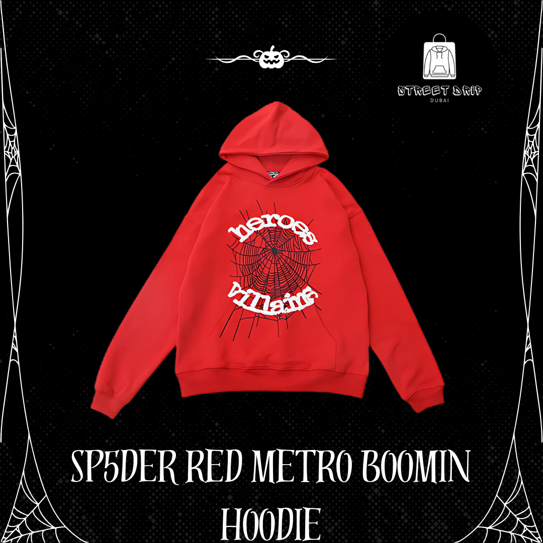 SP5DER Red Metro Boomin Hoodie