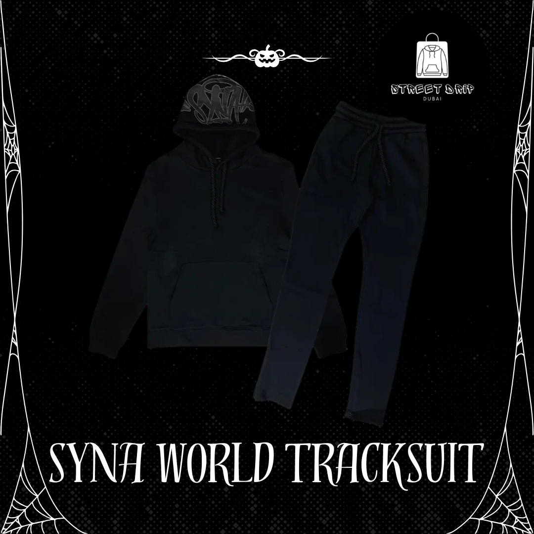 SYNA WORLD BLACK-GREY TRACKSUIT