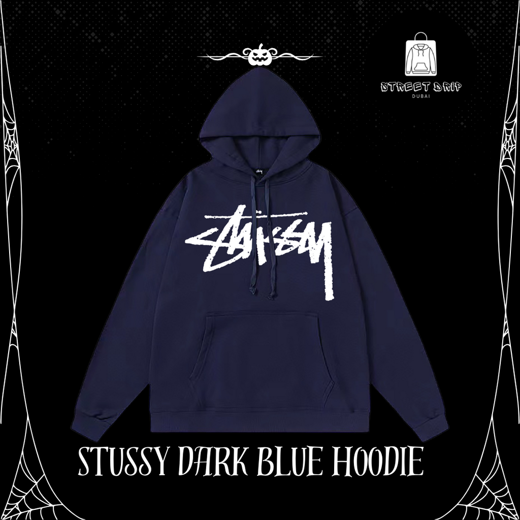 Stussy Dark Blue Hoodie