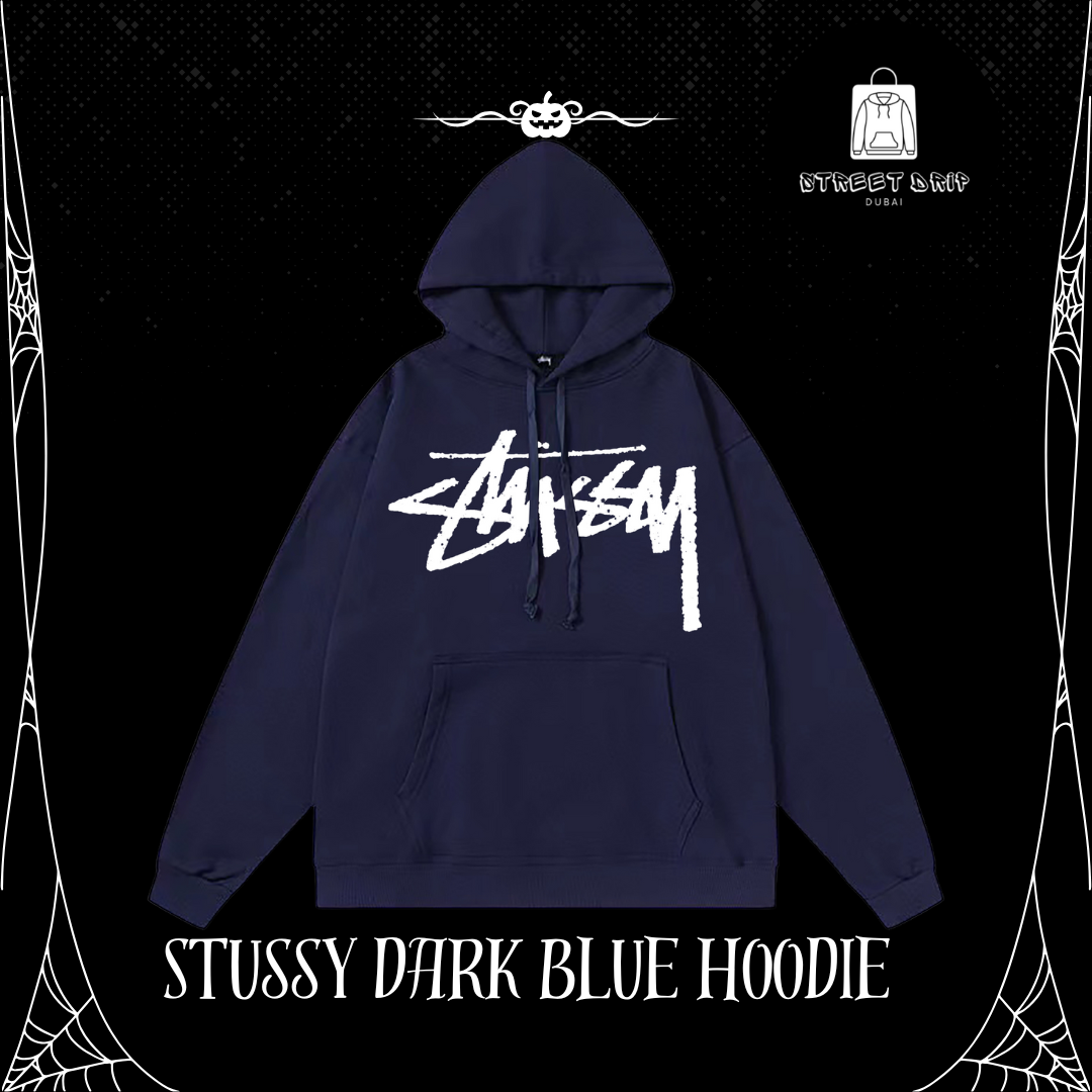 Stussy Dark Blue Hoodie