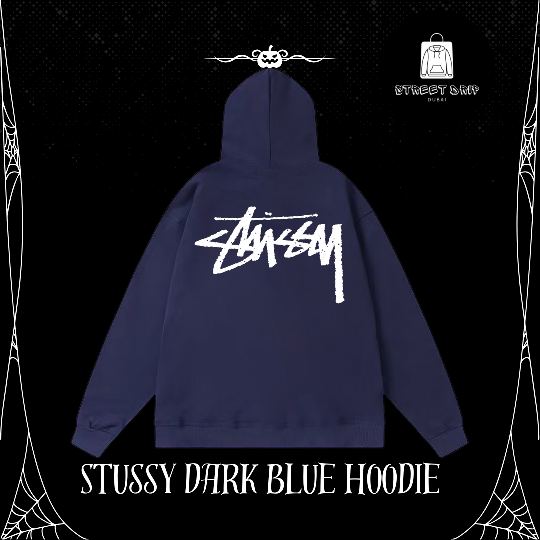 Stussy Dark Blue Hoodie