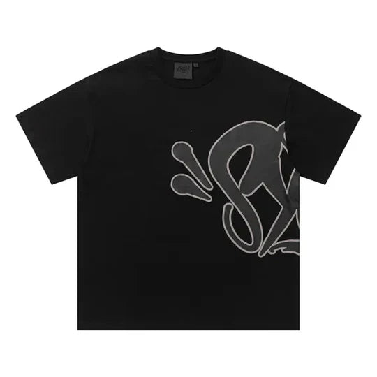 SYNA WORLD Black T-Shirt Set