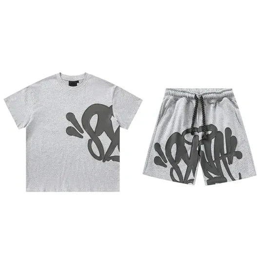 SYNA WORLD Grey T-Shirt Set