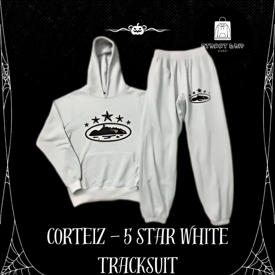 Corteiz - 5 Star White Tracksuit
