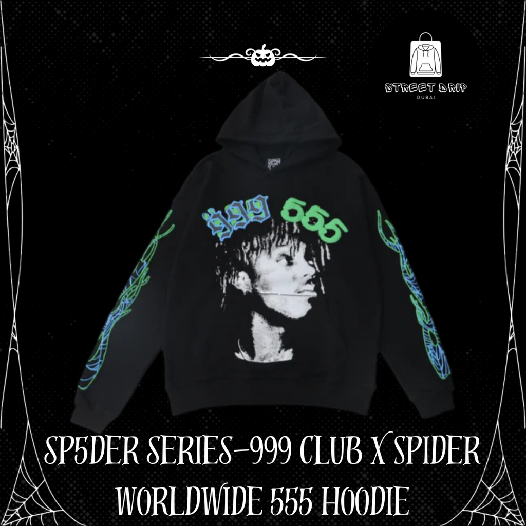 sp5der series-999 Club x Spider Worldwide 555 Hoodie